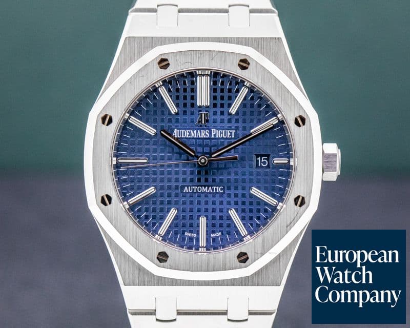 Image of Audemars Piguet Royal Oak "BOUTIQUE ONLY" Blue Dial SS 