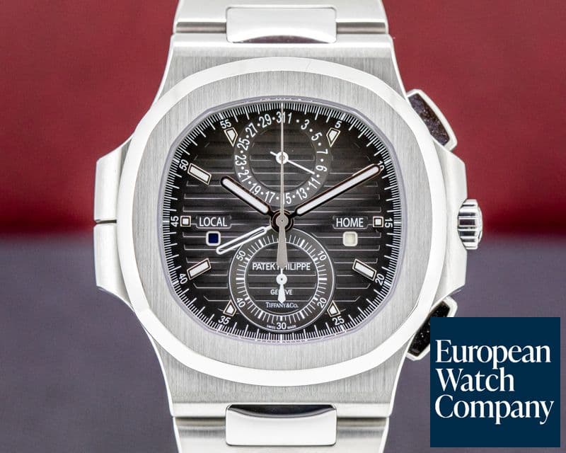 Image of Patek Philippe Nautilus 5990 Travel Time TIFFANY & CO Chronograph GMT UNWORN 