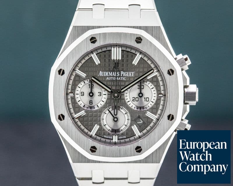 Image of Audemars Piguet Royal Oak Chronograph Ruthenium Dial SS 38MM 