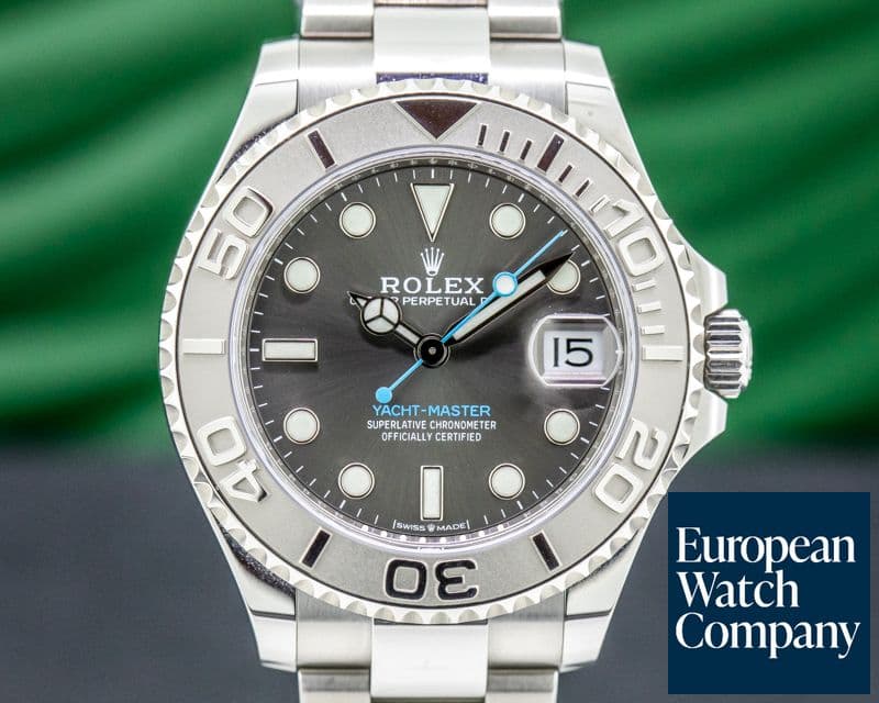 Image of Rolex Yacht Master SS Rhodium Dial / Platinum Bezel Mid Size 2019