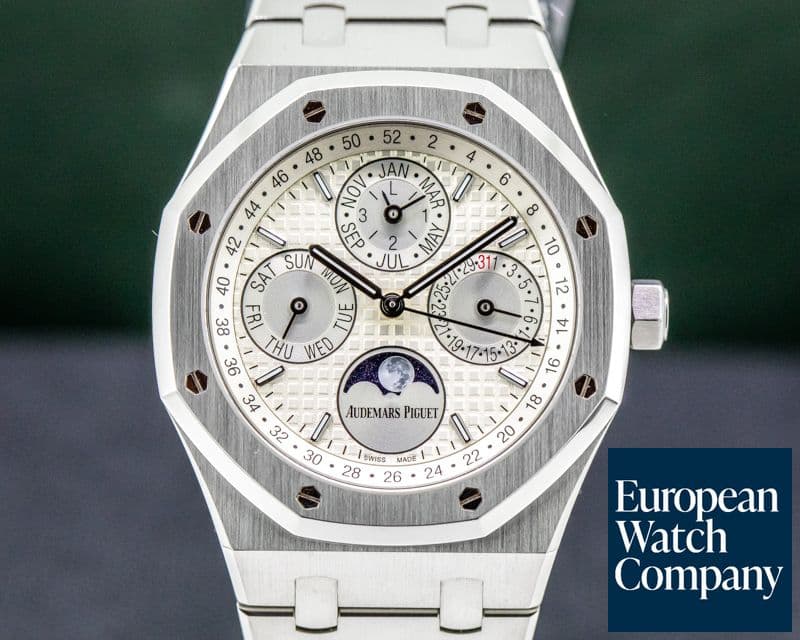 Image of Audemars Piguet Royal Oak 26574ST Perpetual Calendar SS Silver Dial  