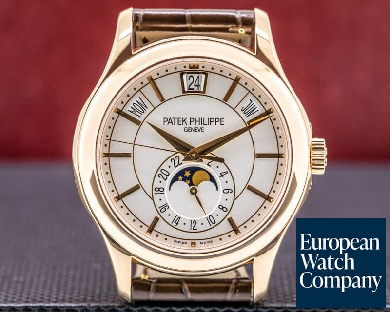 Image of Patek Philippe Annual Calendar 5205R Silver Dial 18K Rose Gold

