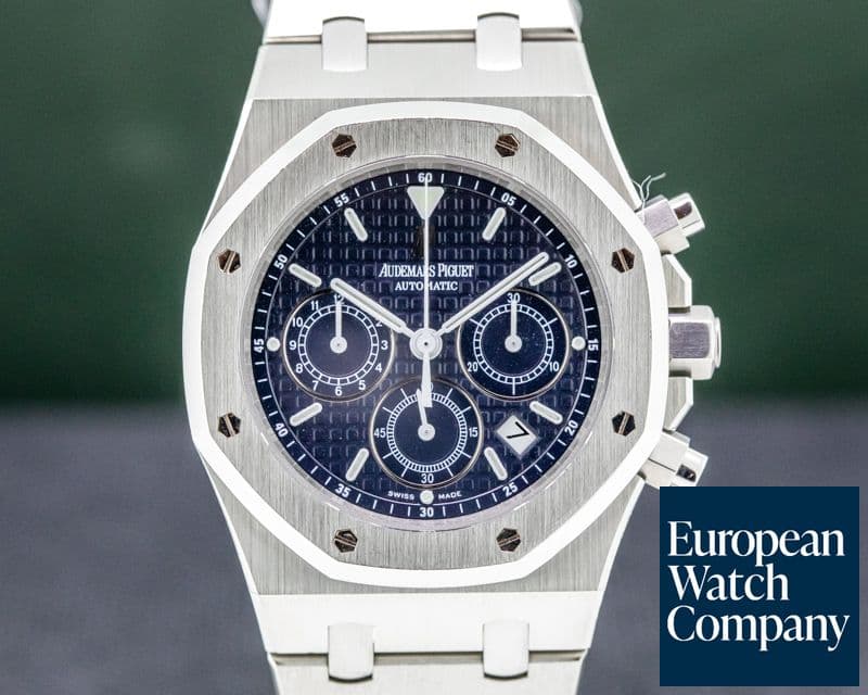 Image of Audemars Piguet Royal Oak Chronograph Blue Dial SS