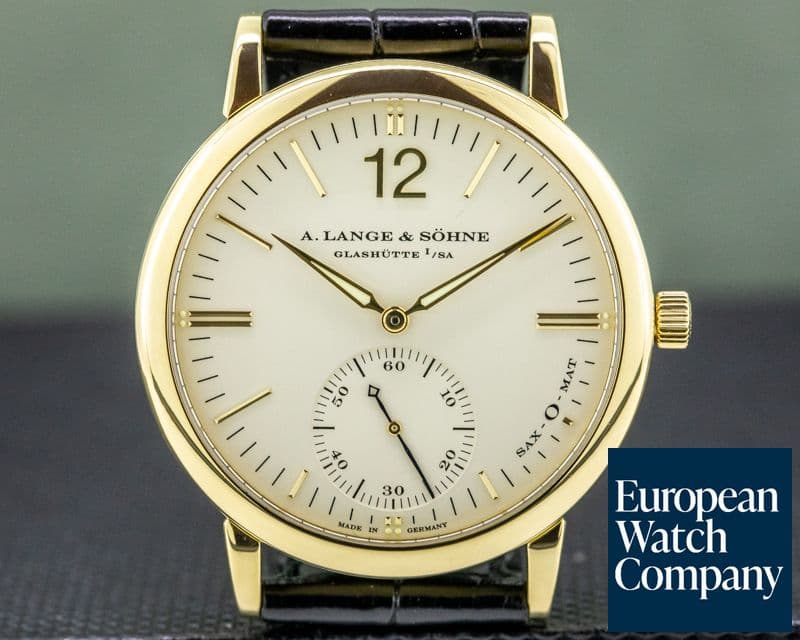 Image of A. Lange and Sohne Langematik SAX-O-MAT Automatic 18K Yellow Gold