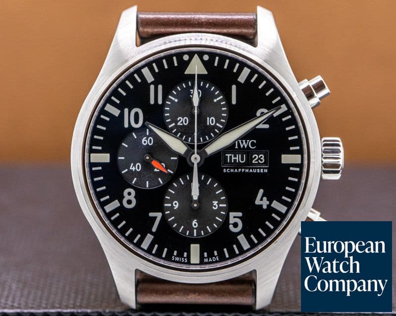 Image of IWC Flieger Pilot Chronograph SS  