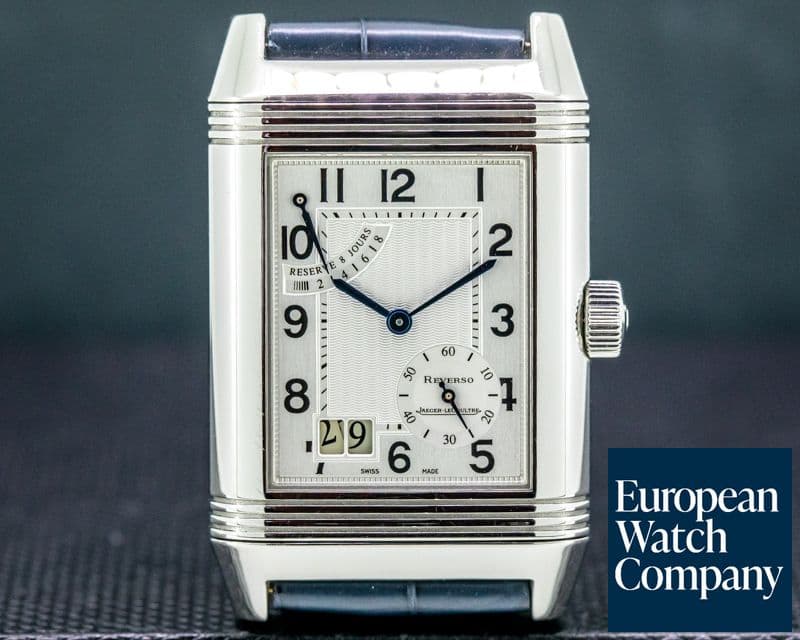 Image of Jaeger LeCoultre Grande Date Reverso SS / Alligator 