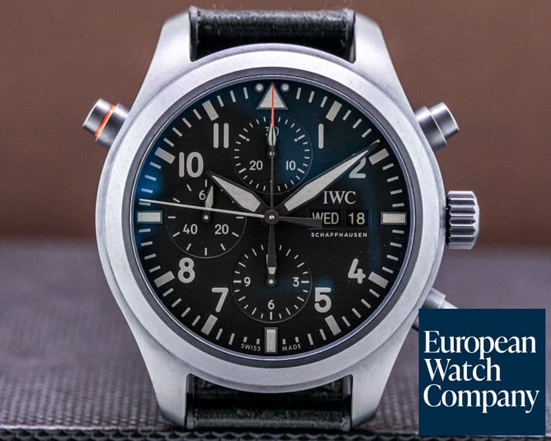 Image of IWC Pilot Double Chronograph Top Gun Ceratanium

