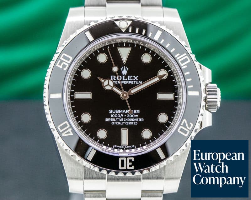 Image of Rolex Submariner 114060 No Date Ceramic Bezel SS
