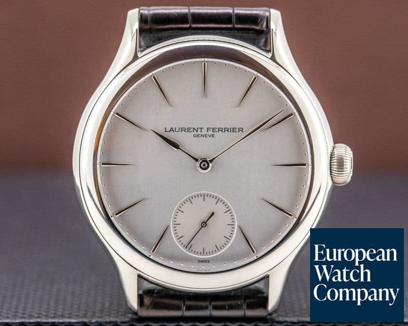 Image of Laurent Ferrier Galet Micro Rotor 18k White Gold Silver Dial 