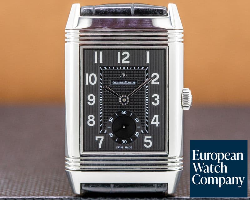 Image of Jaeger LeCoultre Grande Reverso 976 Black Dial SS
