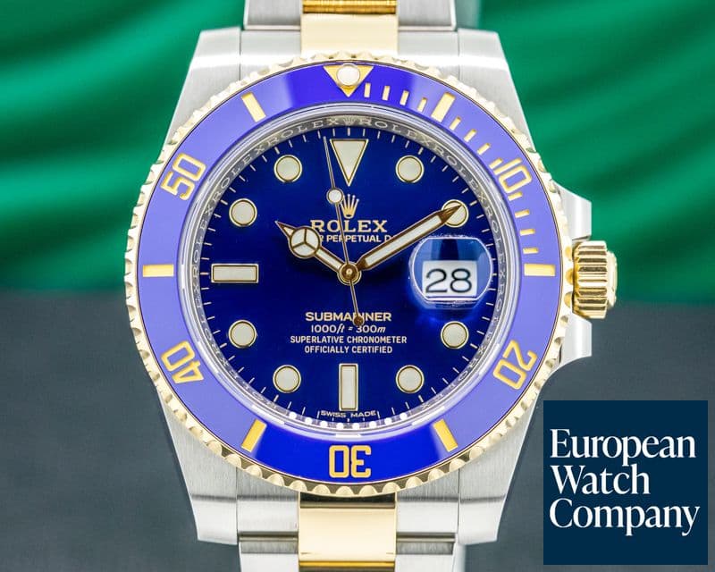 Image of Rolex Submariner Ceramic Blue Dial 18K / SS 2019