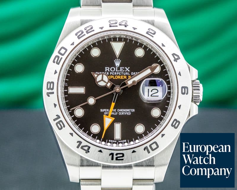 Image of Rolex Explorer II Black Dial SS / FULL SET 2019