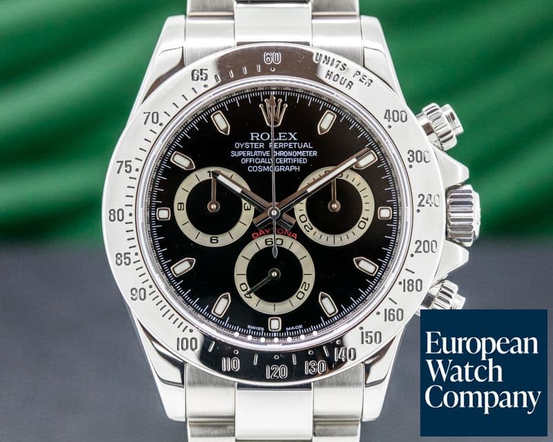 Image of Rolex Daytona 116520 Black Dial SS