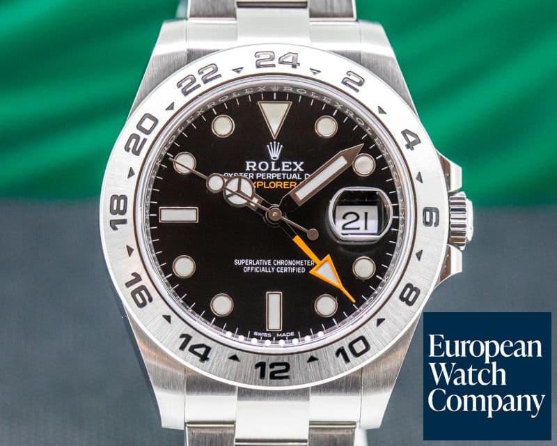 Image of Rolex Explorer II Black Dial SS / FULL SET 