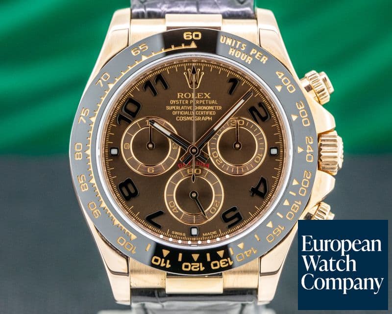 Image of Rolex Cosmograph Daytona 116515LN 18K Rose Gold / Chocolate Dial 