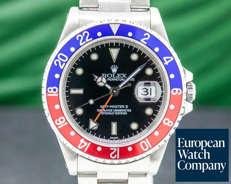 Image of Rolex GMT Master II SS Red / Blue Pepsi Bezel SWISS ONLY