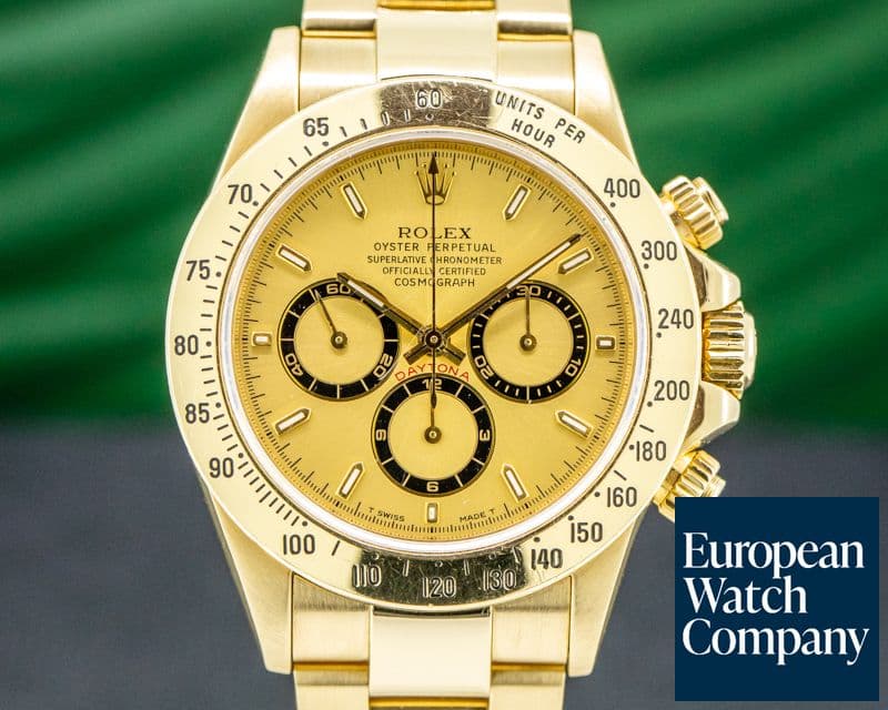 Image of Rolex Daytona 16528 Zenith Gold Dial 18K / Bracelet