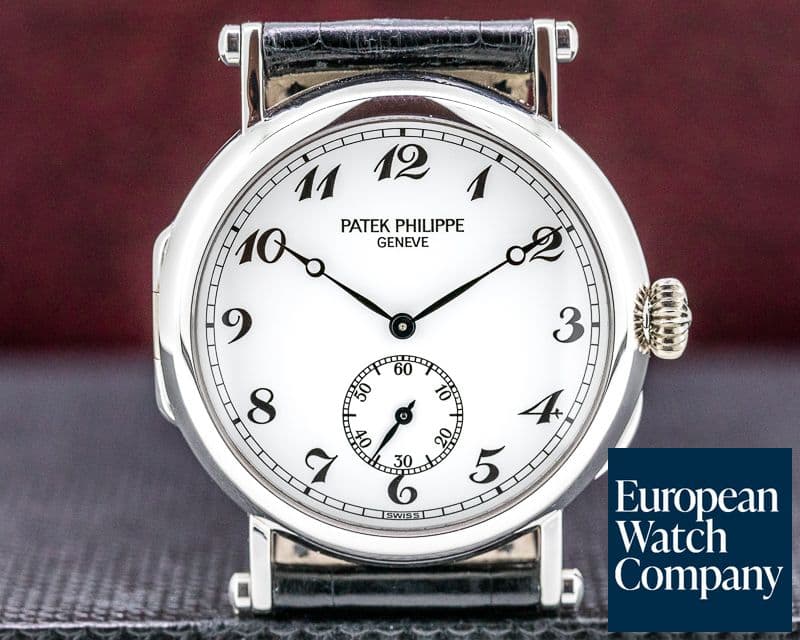 Image of Patek Philippe Calatrava 3960G '150th Anniversary' 18K White Gold RARE FULL SET