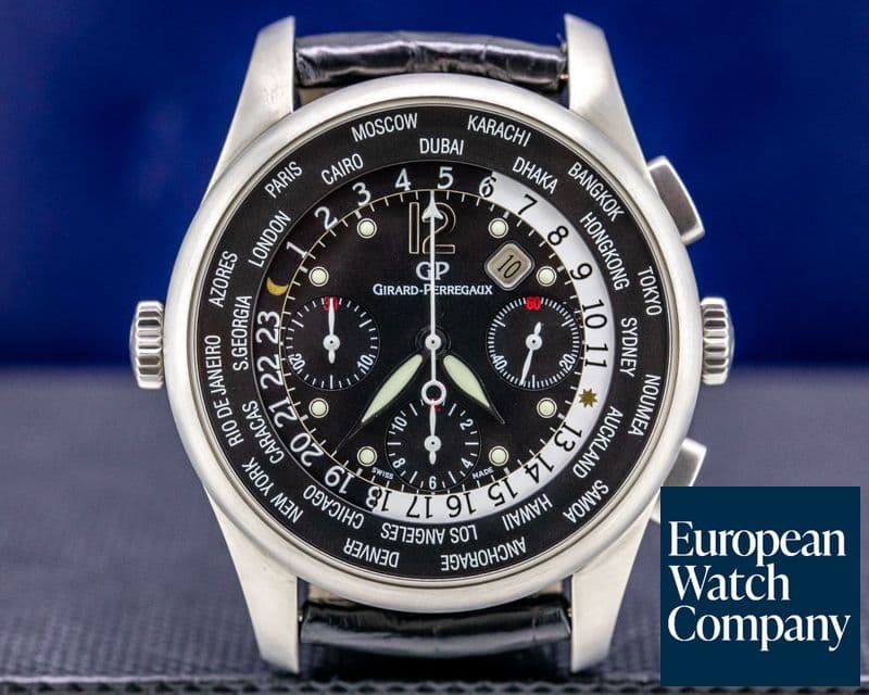 Image of Girard Perregaux World Time WW.TC Chrono Titanium