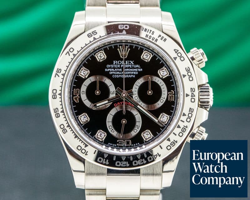 Image of Rolex Daytona 116509 Black Diamond Dial 18K White Gold