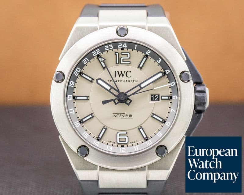 Image of IWC Ingenieur Dual Time Titanium / Rubber