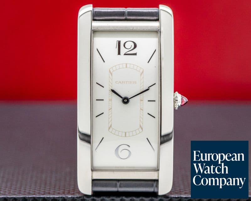 Image of Cartier Tank Cintree WGTA0027 Platinum LIMITED 