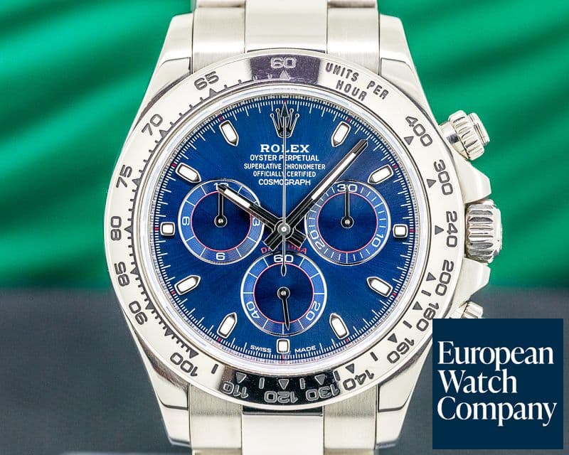 Image of Rolex Daytona 116509 Blue Dial 18K White Gold