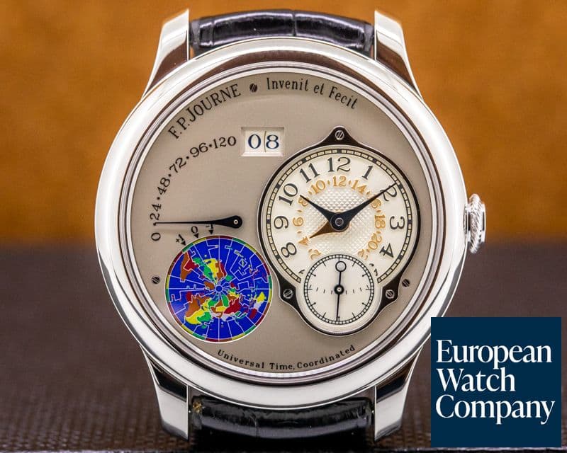 Image of F. P. Journe Octa UTC Platinum Silver Dial 