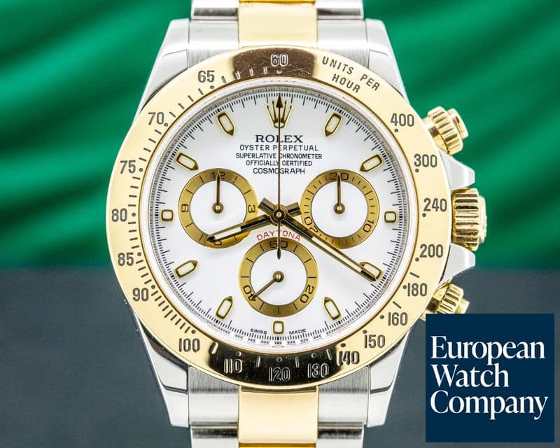 Image of Rolex Daytona White Dial 18K Yellow Gold / SS 
