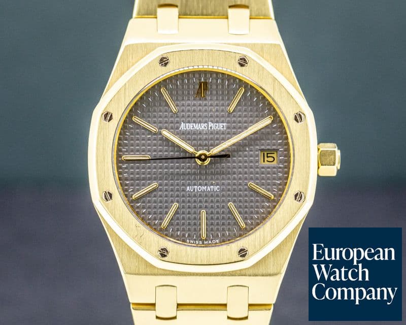 Image of Audemars Piguet Royal Oak Grey Dial 18k Yellow Gold 36MM