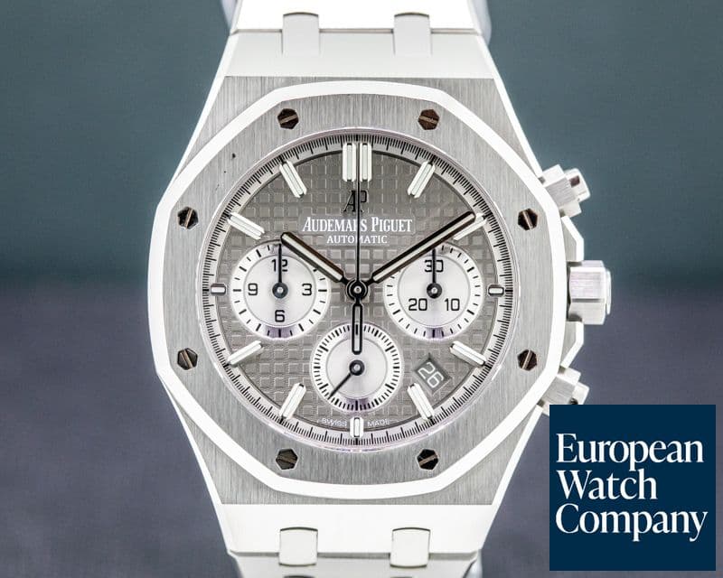 Image of Audemars Piguet Royal Oak Chronograph Ruthenium Dial SS 38MM 
