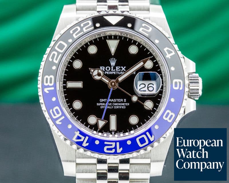 Image of Rolex GMT Master II 126710 Ceramic "Batman" SS / Jubilee 