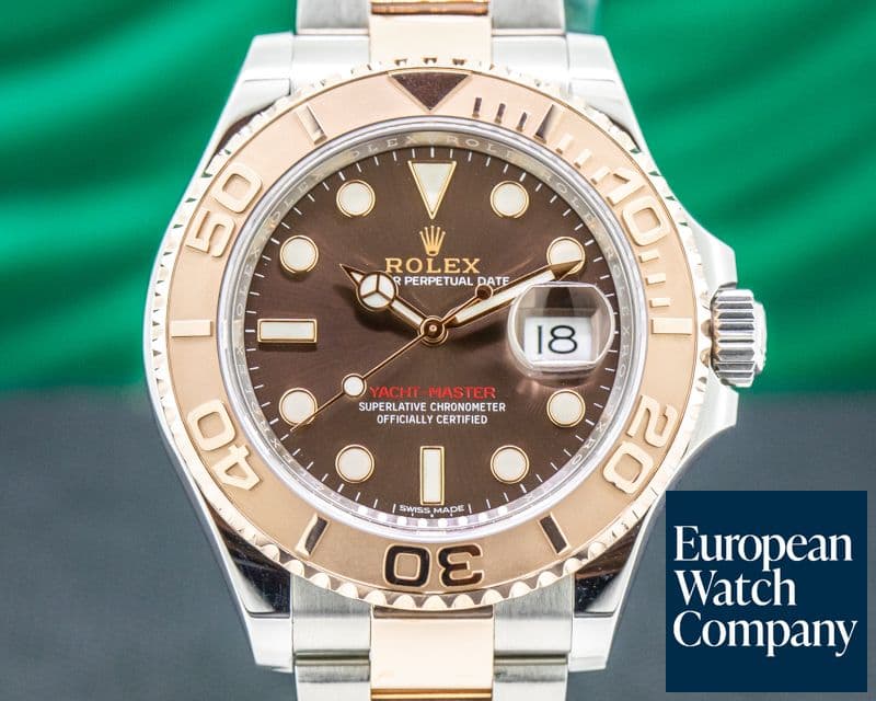 Image of Rolex Yacht Master 18K / SS Chocolate Dial