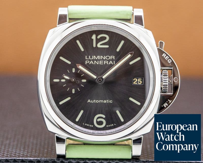 Image of Panerai Luminor Due Automatic Acciaio Grey Dial 38mm