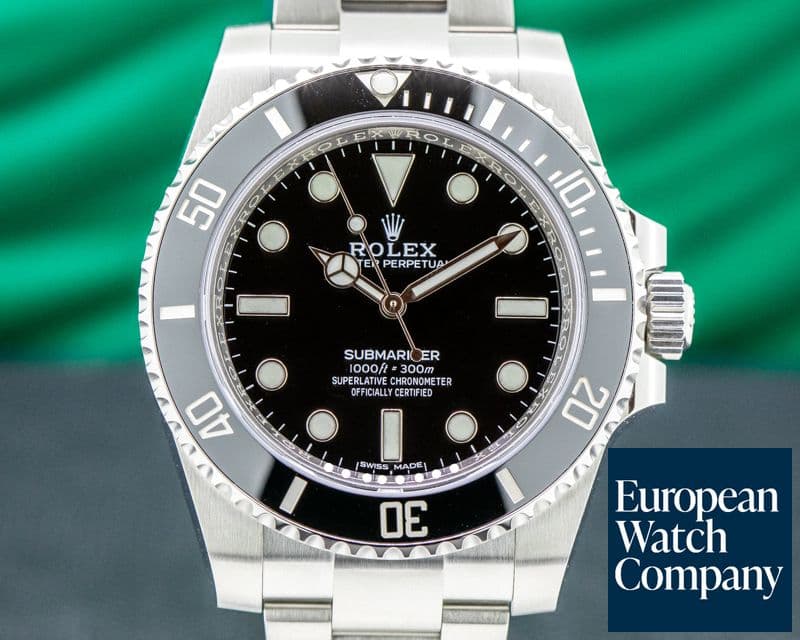 Image of Rolex Submariner 114060 No Date Ceramic Bezel SS 2020