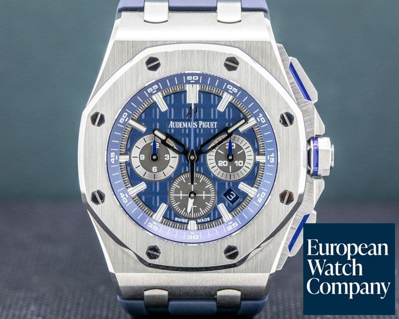 Image of Audemars Piguet Royal Oak Offshore 26480TI Blue Dial 42mm Titanium