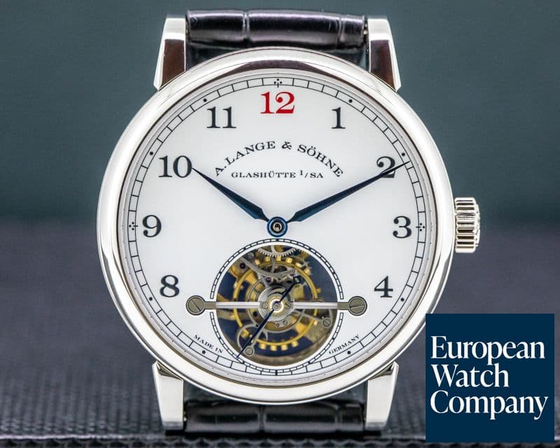 Image of A. Lange and Sohne 1815 Tourbillon 730.079 Enamel Dial Platinum LIMITED