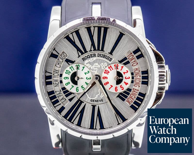Image of Roger Dubuis Excalibur Triple Time Zone SS Limited UNWORN 