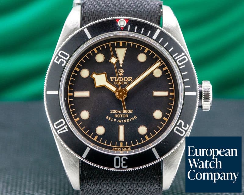 Image of Tudor Tudor Heritage Black Bay BLACK SS / Nato