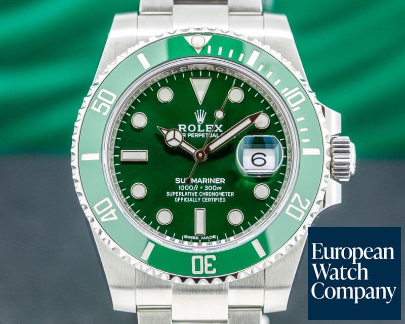 Image of Rolex Submariner "Hulk" Green Ceramic Bezel Green Dial SS UNWORN