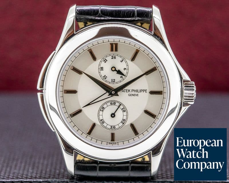 Image of Patek Philippe Travel Time Manual Silver Dial Platinum 