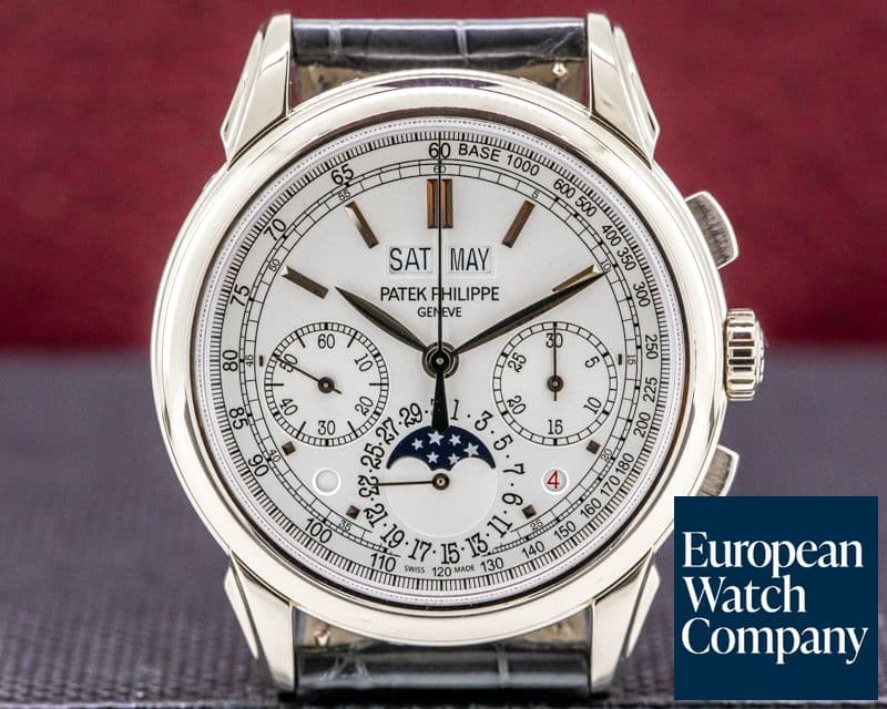 Image of Patek Philippe Perpetual Calendar Chronograph 5270G 18K White Tachometre Dial 