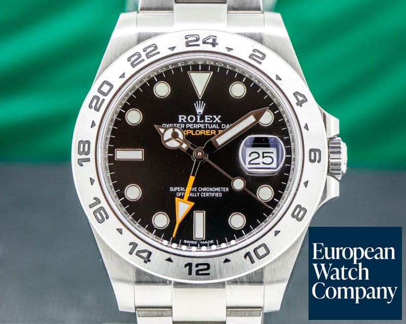 Image of Rolex Explorer II 216570 Black Dial SS 2018