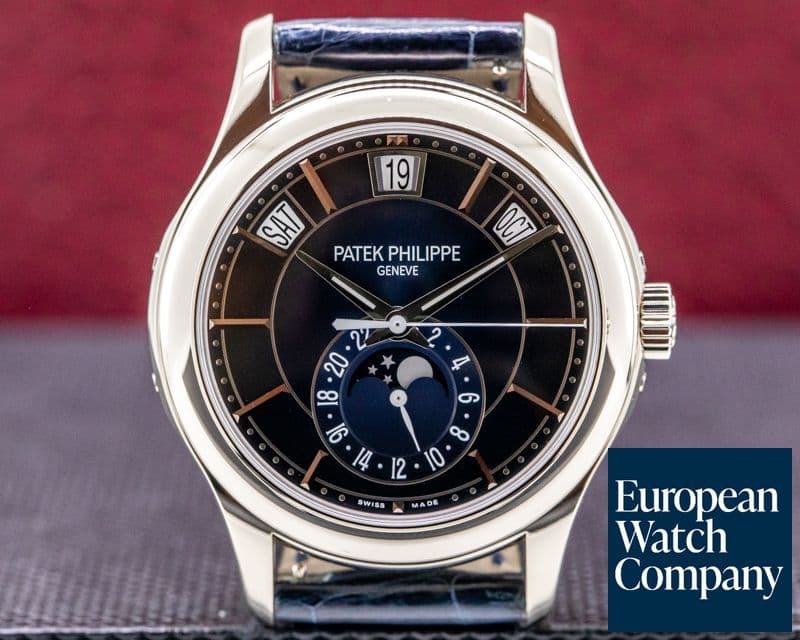 Image of Patek Philippe Annual Calendar Blue Dial 18K White Gold UNWORN

