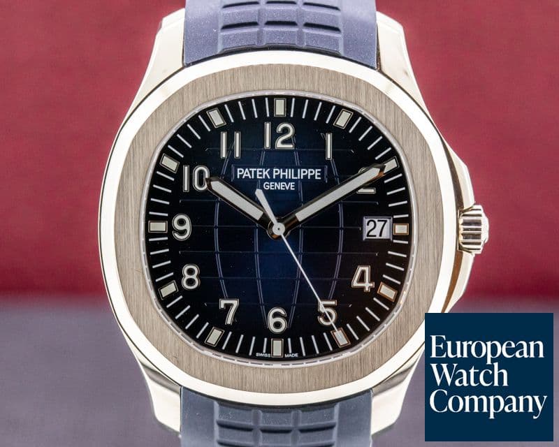 Image of Patek Philippe Aquanaut 5168G 18K White Gold / Blue Dial 2018 