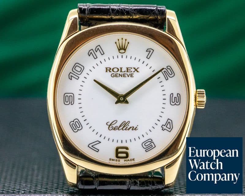 Image of Rolex Cellini Danaos Yellow Manual Wind White Dial 

  