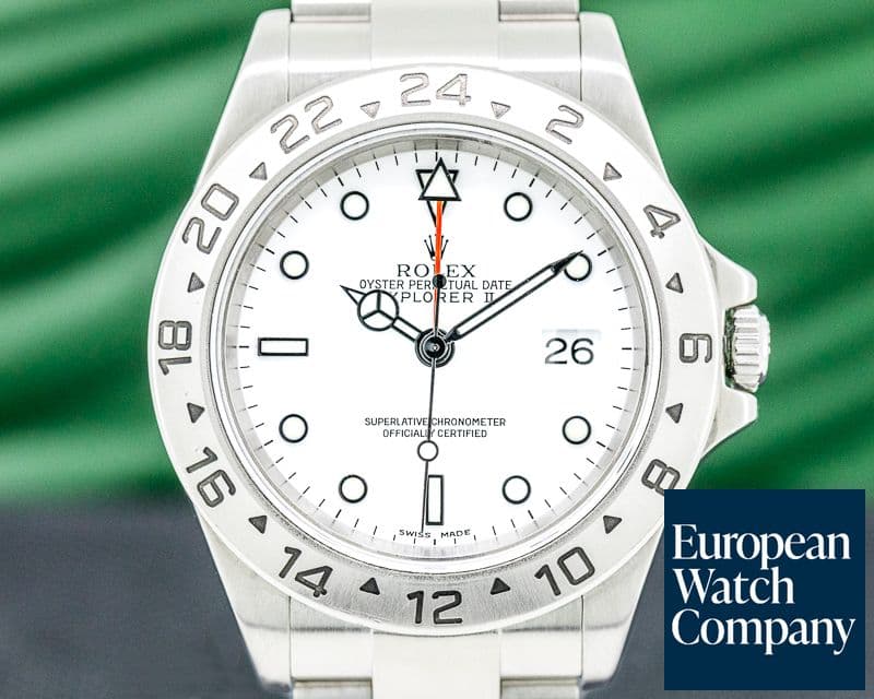 Image of Rolex Explorer II White Dial FULL SET