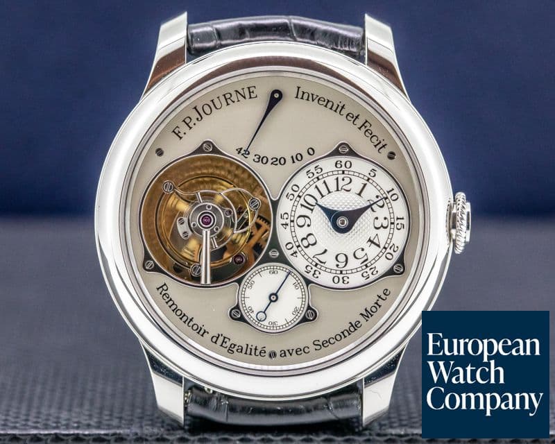 Image of F. P. Journe Tourbillon Souverain Remontoir "Dead Beat Seconds" Platinum 40MM 