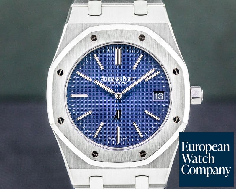 Image of Audemars Piguet Royal Oak Extra Thin Blue Dial SS 15202ST 
