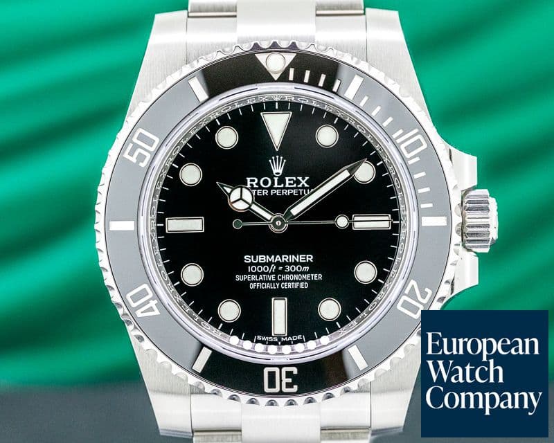 Image of Rolex Submariner 114060 No Date Ceramic Bezel SS 2020 UNWORN